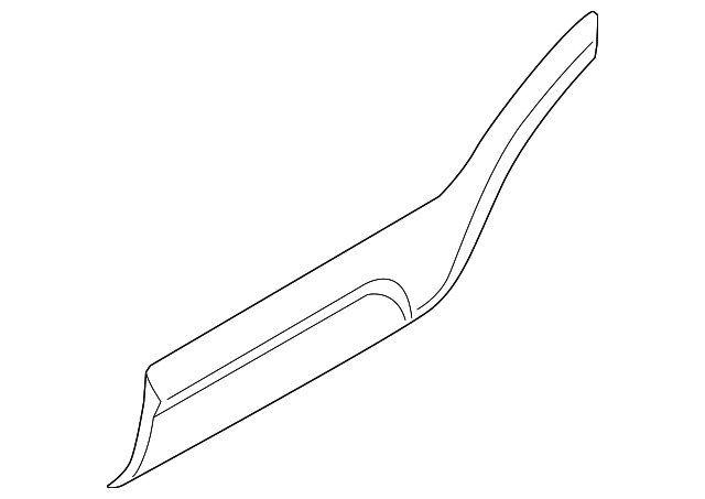 87731-2J000 Деталь SIDE MOLDING, LEFT