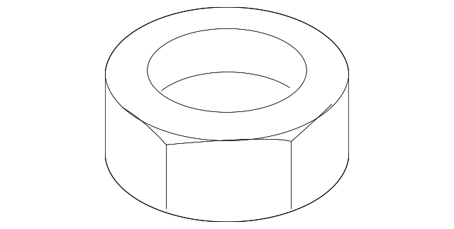 6100219 Деталь STABILIZER LINK NUT, RIGHT