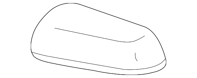7632A100HB Деталь MIRROR COVER, RIGHT