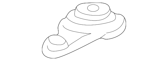 52258-08010 ENGINE CRADLE BRACE, LEFT