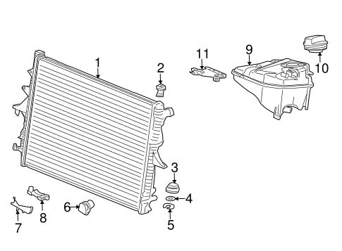 Q7 RADIATOR & COMPONENTS