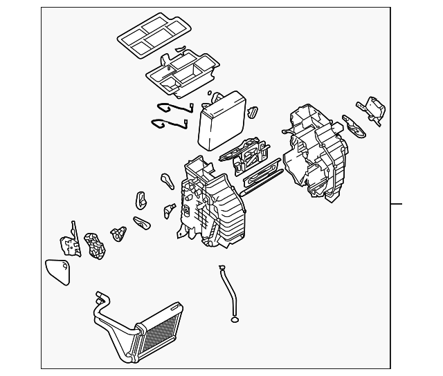 97204-2E001 Деталь EVAPORATOR ASSY