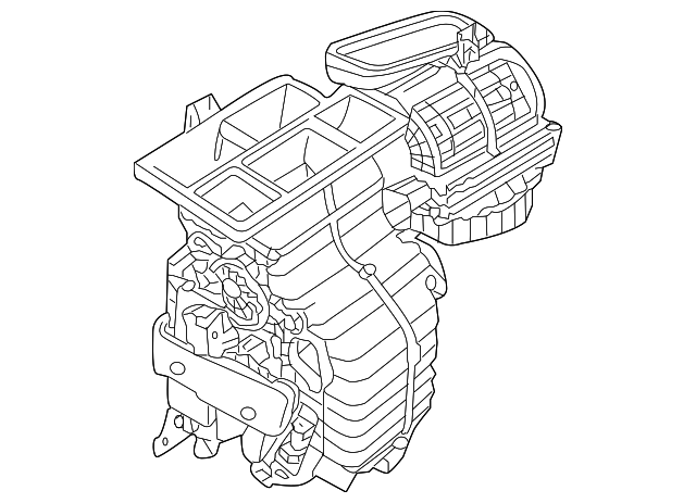 97100-2E450 Деталь AC & HEATER ASSY