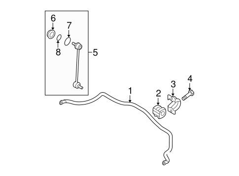 Sportage STABILIZER BAR & COMPONENTS