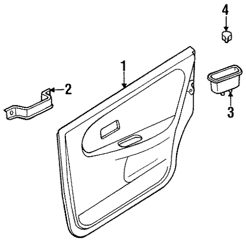 G20 INTERIOR TRIM - REAR DOOR
