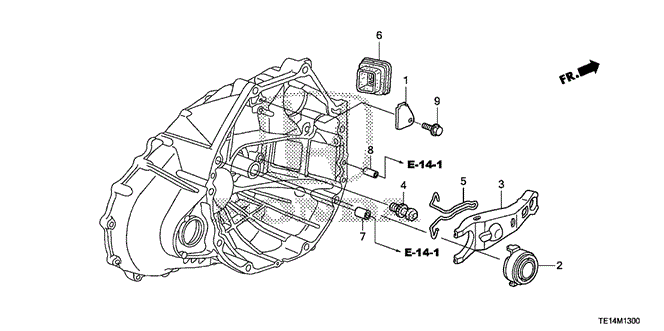 ACCORD COUPE MT CLUTCH RELEASE (V6)