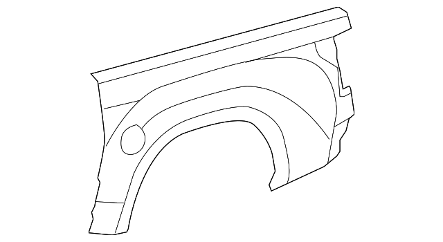 65817-0C120 Деталь OUTER PANEL, LEFT