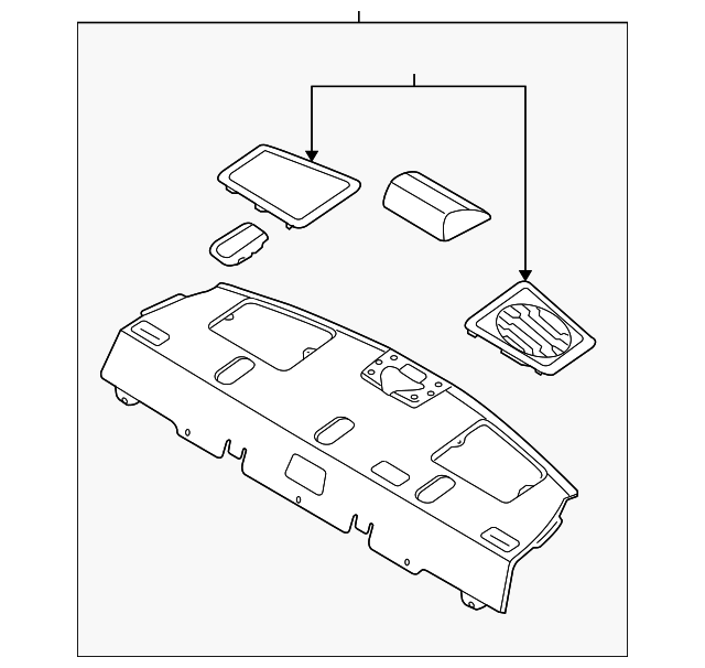 85610-1E200-OR Деталь PKG TRAY TRIM
