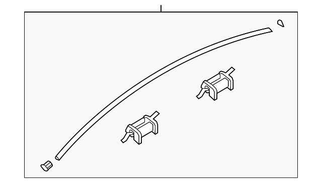 87210-2T000 Деталь ROOF MOLDING, LEFT