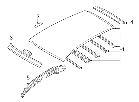 Impreza ROOF & COMPONENTS