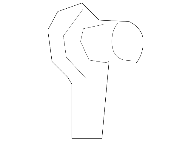 4589104AA BELLCRANK, LEFT
