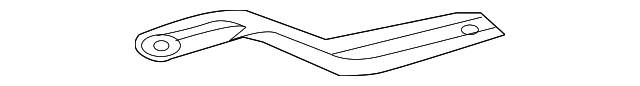53115-60040 GRILLE BRACKET, LEFT