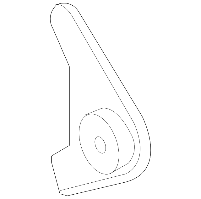 ZZCA-28-680 Деталь DIFRNTAL MOUNT, LEFT