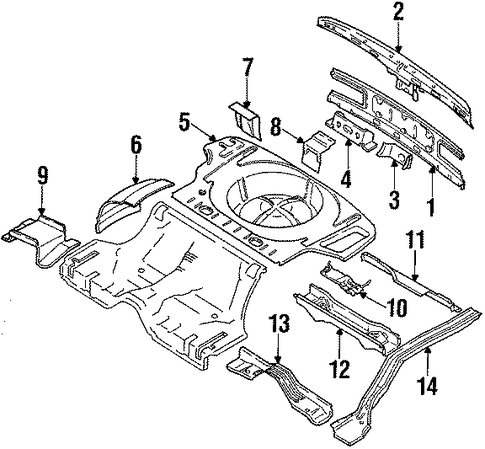 Impulse REAR FLOOR & RAILS