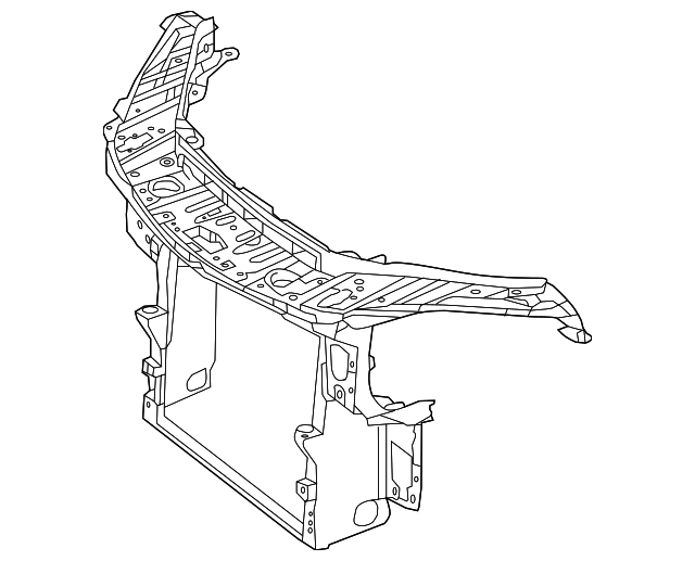 166-620-05-34 Деталь RADIATOR SUPPORT