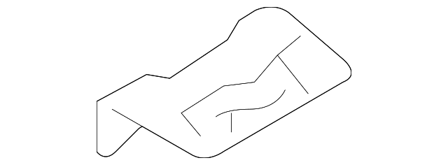 852401BA0A Деталь REAR BODY PANEL UPPER RETAINER, RIGHT