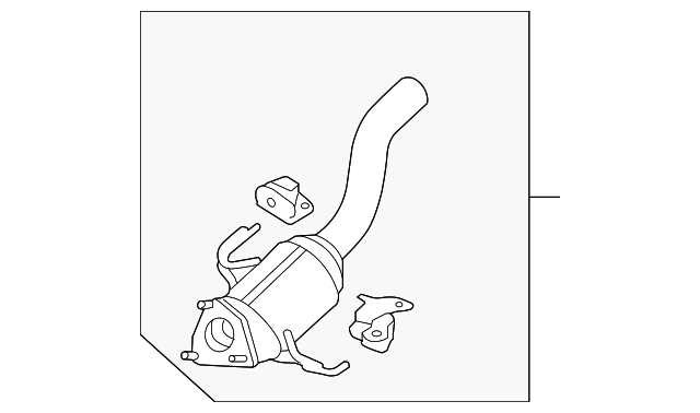 7L6-254-400-RX Деталь CATALYTIC CNVRTR, LEFT