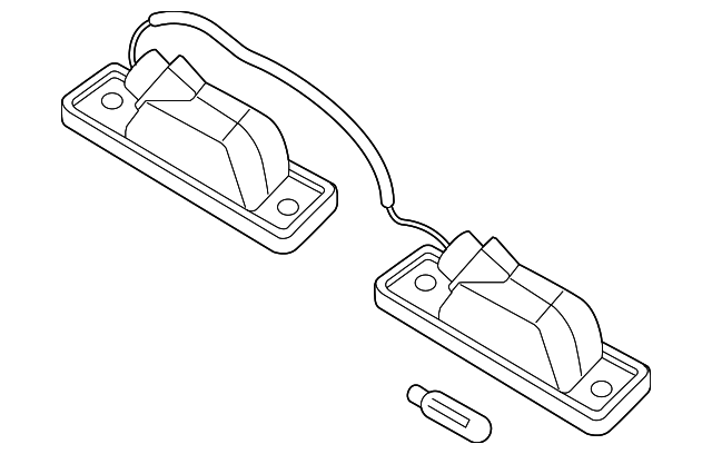 96312748 LICENSE LAMP