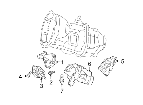 Ram 2500 ENGINE & TRANS MOUNTING 4
