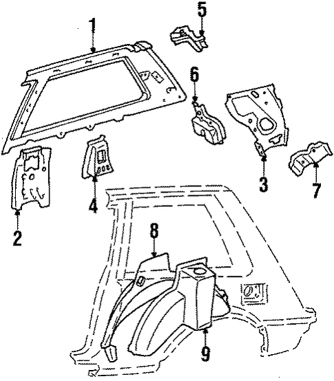 Corolla INNER STRUCTURE & RAILS 2