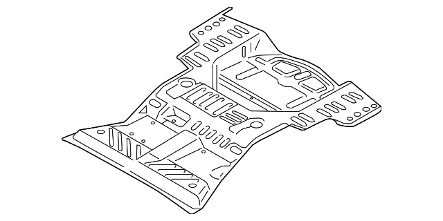 F2GZ-5811218-A Деталь REAR FLOOR PAN