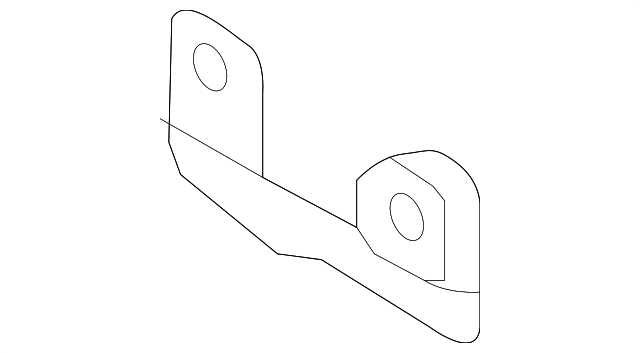 F2GZ-17A751-A Деталь BUMPER BRACKET, LEFT