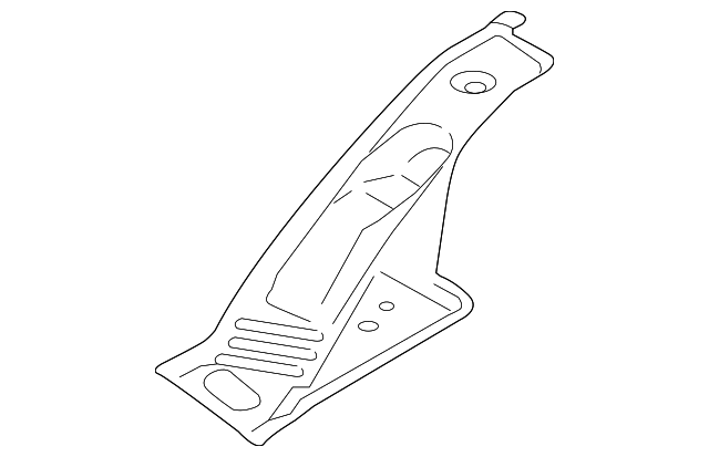 F2GZ-5810457-A Деталь FLOOR SIDE RAIL, LEFT