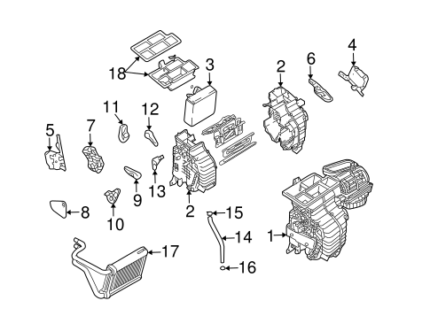 Sportage CONDENSER, COMPRESSOR & LINES