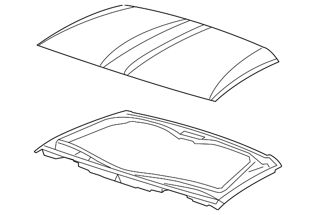 25808856 Деталь ROOF PANEL