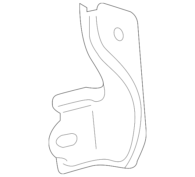 861A3-35020 COMPUTER BRACKET, LEFT