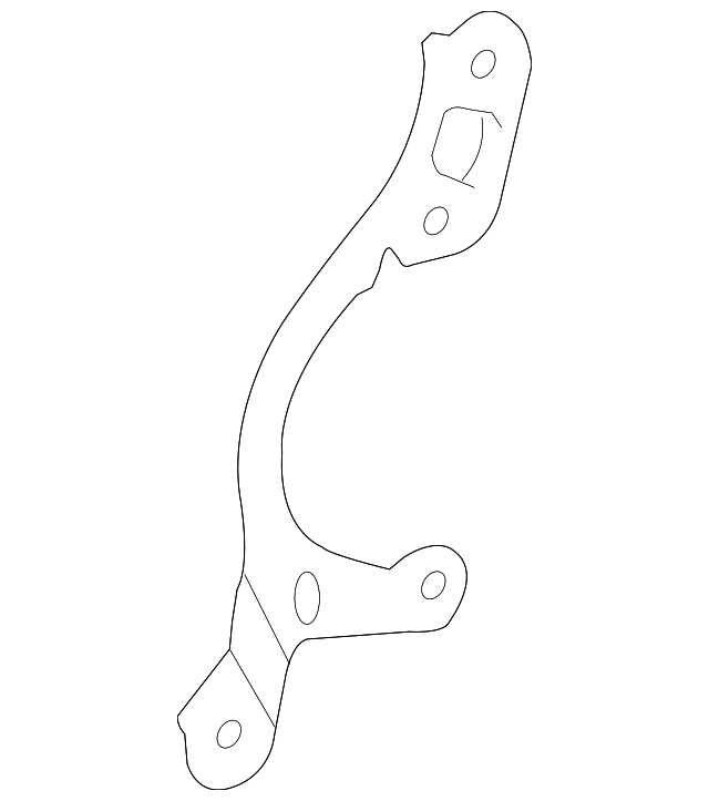 86161-35120 Деталь REAR SPEAKER BRACKET, LEFT