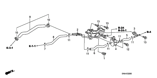 CIVIC SEDAN INSTALL PIPE (2.0L)