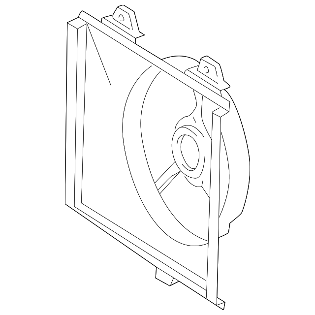 16711-0A140 SHROUD, RIGHT