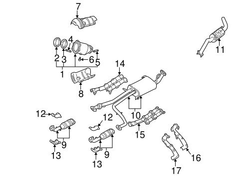 QX4 EXHAUST COMPONENTS 2