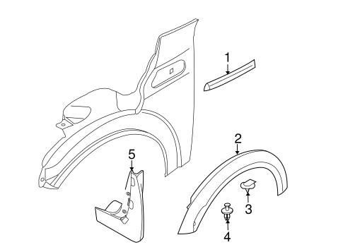 Cooper EXTERIOR TRIM - FENDER