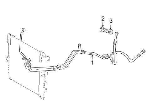 ML55 AMG TRANS OIL COOLER
