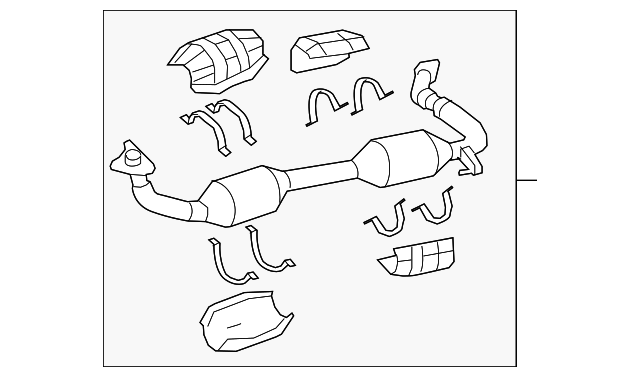 17450-0P180 Деталь FRONT PIPE