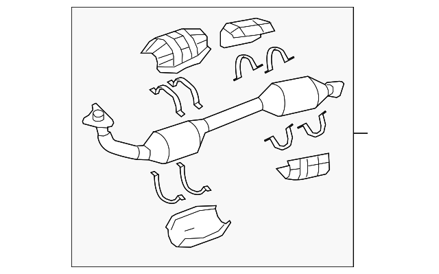 17410-0P340 Деталь FRONT PIPE