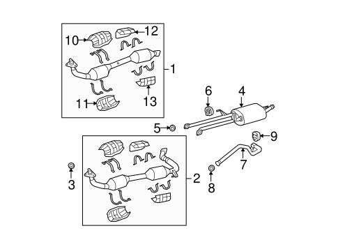 Tundra EXHAUST COMPONENTS