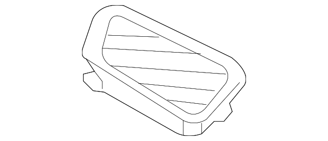 22890418 DEFROSTER GRILLE, RIGHT