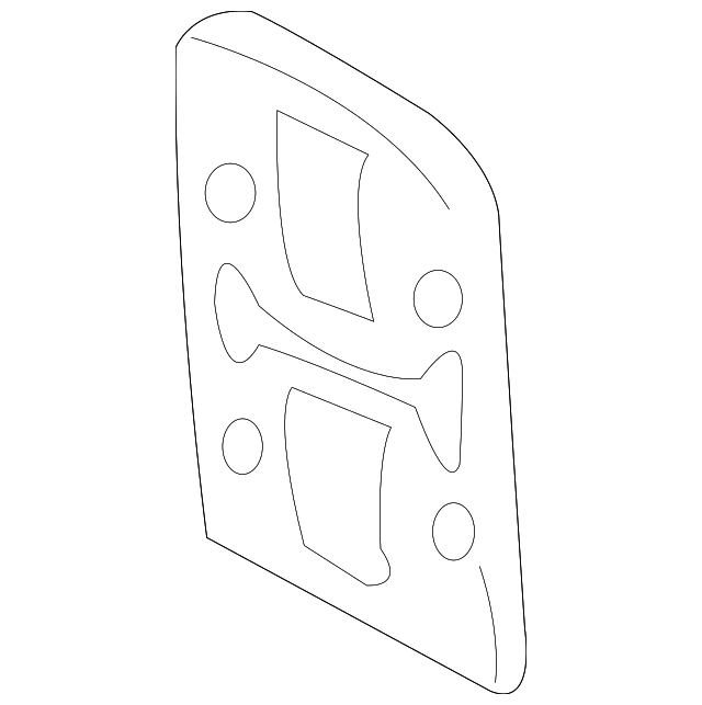 28039-4W400 Деталь RADIO BRACKET, LEFT