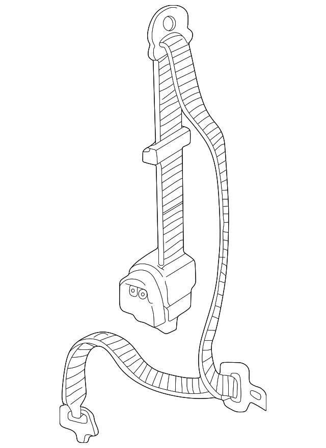 0K52Y-57771C44 Деталь BELT & RETRACTOR, LEFT