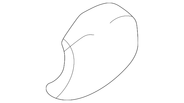 0K52Y-5776368 Деталь COVER, LEFT
