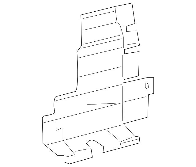 68004913AA SIDE SHIELD, LEFT