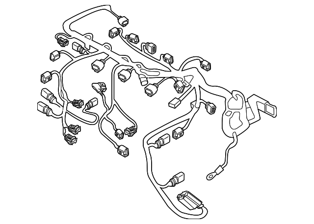 8541B756 Деталь ENGINE HARNESS