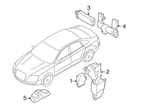 S4 TIRE PRESSURE MONITOR COMPONENTS