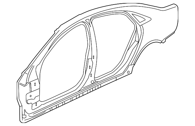92257134 OUTER UNISIDE, LEFT