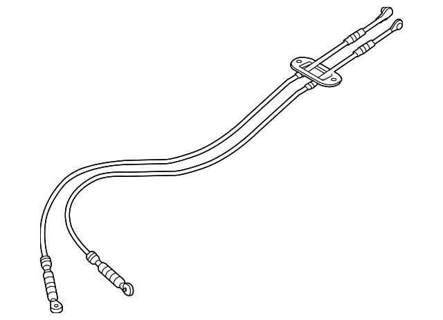 EF91-46-500B Деталь SHIFT CONTROL CABLE