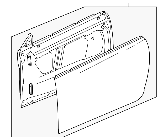 20838061 DOOR SHELL, RIGHT