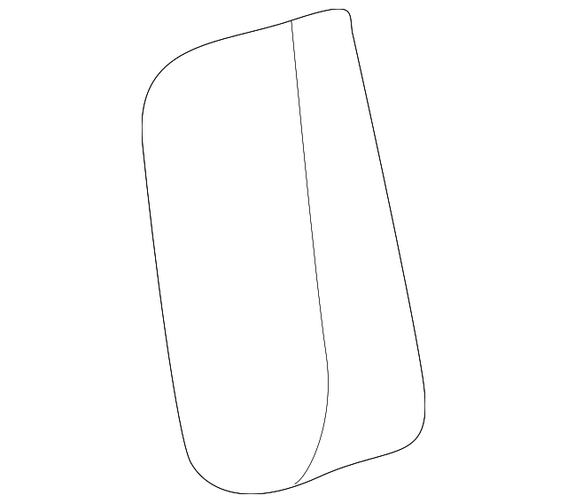 10165403 Деталь DOOR GLASS STOP, RIGHT